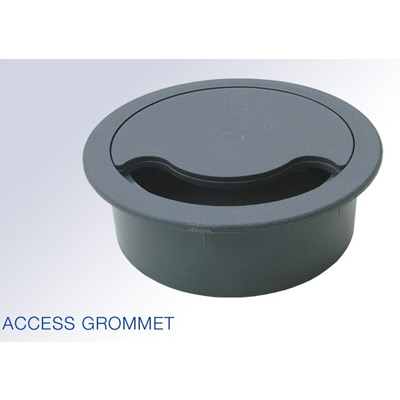 Desk Access Grommet 102mm Diameter In Black