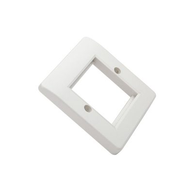 Excel Office Single Gang White Faceplate