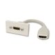 HDMI Module - White Euro Size with 165mm Tail