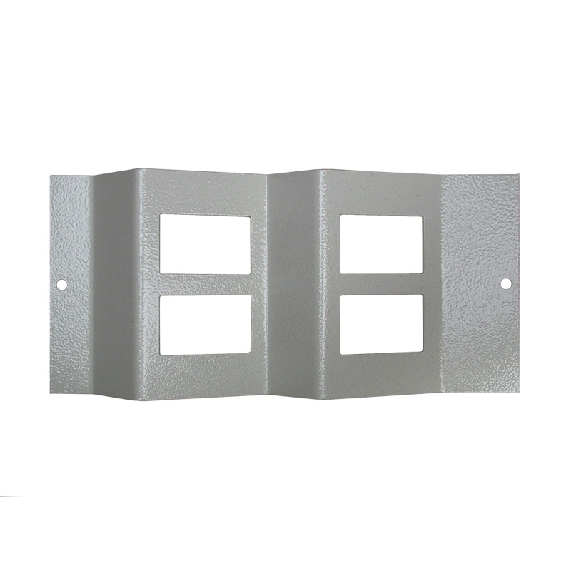 1 To 3 Compartment Plate 4x LJ6C Angled Cut Outs