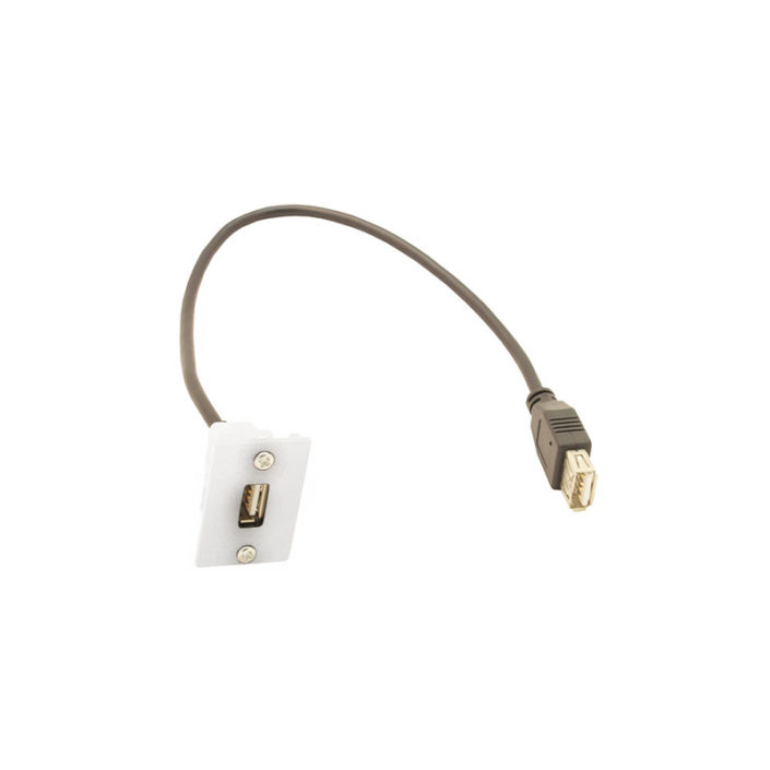 USB-A Module – White LJ6C Size with 300mm Launch Lead