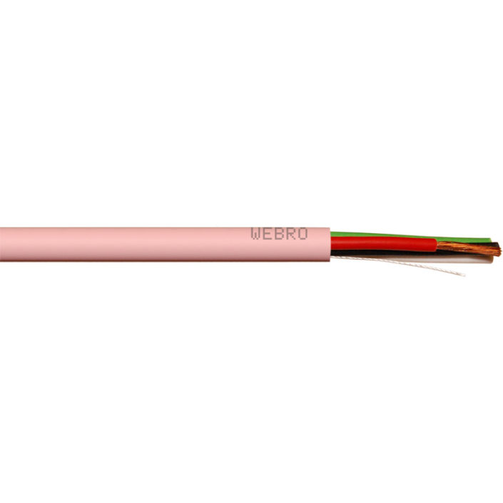 Webro 4 Core 1.5mm2 LSNH Speaker Cable Pink 100m